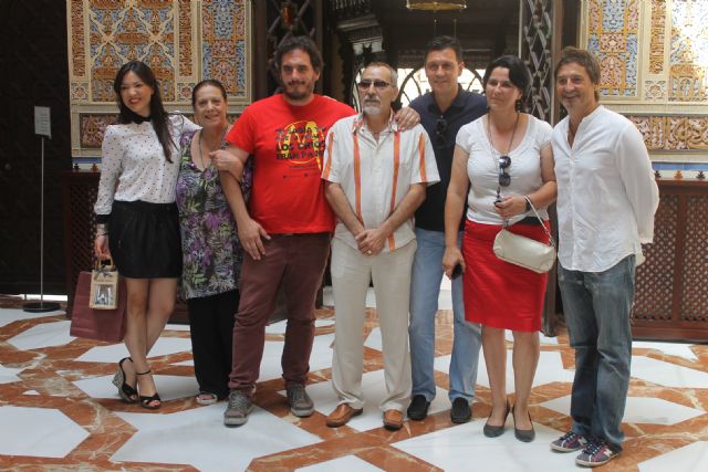 Terele Pávez, Enrique Villén, Carolo Ruiz y Luis Soravilla, involucrados hasta las cejas en el rodaje de 'Las Aventuras de Moriana. La película todavía en 2D'