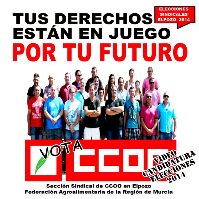 CC.OO. gana las elecciones sindicales en Elpozo Alimentación, S.A