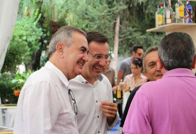 El Secretario General del PSOE en la Región de Murcia, Rafael González Tovar, visita un año más la Feria de Alhama