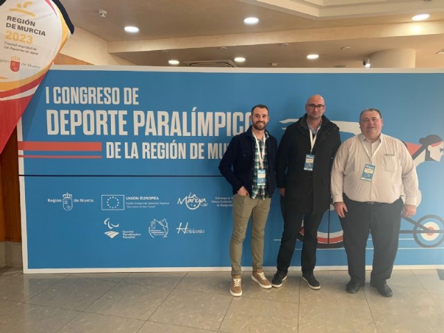 Alhama de Murcia presente en el I Congreso de Deporte Paralímpico de la Región de Murcia