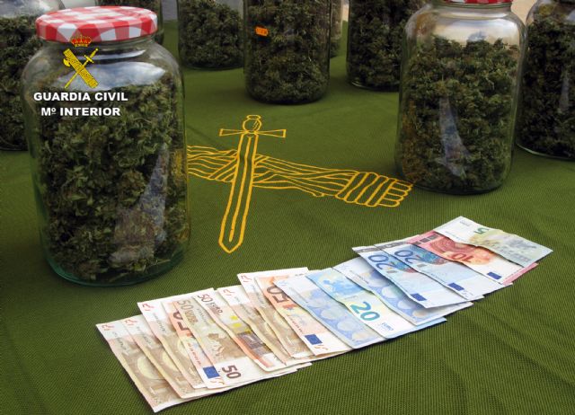 La Guardia Civil detiene a una persona dedicada a producir y distribuir marihuana a gran escala