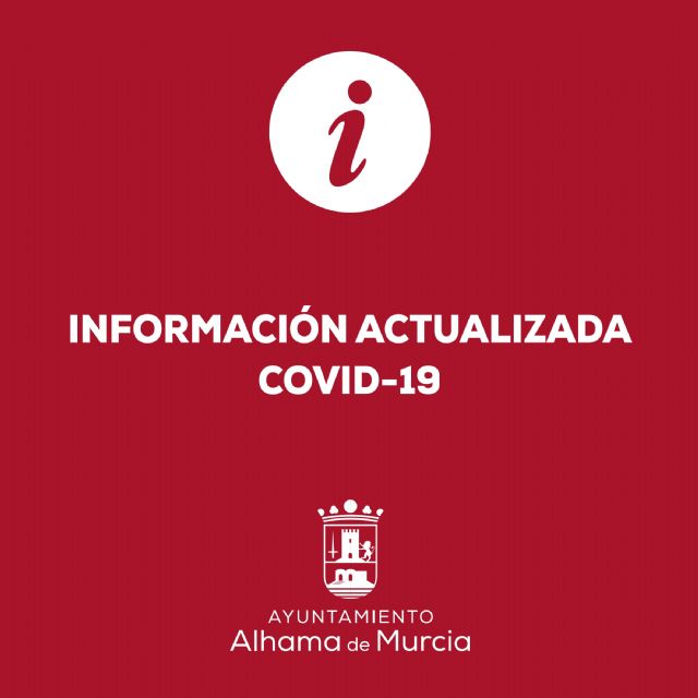 Comunicado oficial del Ayuntamiento de Alhama de Murcia sobre las medidas a adoptar con motivo del COVID-19