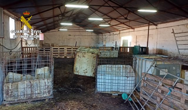 La Guardia Civil investiga a dos granjeros de Alhama de Murcia por el mal estado en el que se encontraba su ganado