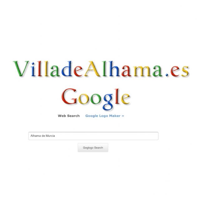 Google, el buscador más utilizado en el mundo, posiciona a VilladeAlhama.es en su primera página de resultados