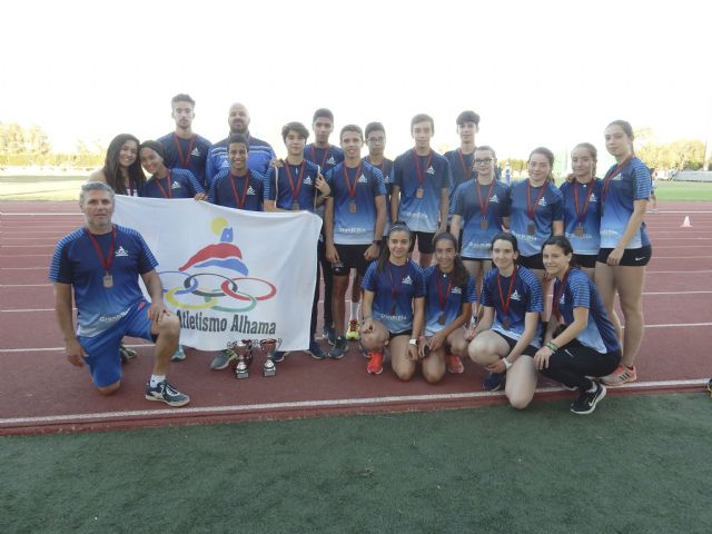 El Club Atletismo Alhama presente en el 'Campeonato de Clubes Absolutos de la Región de Murcia'