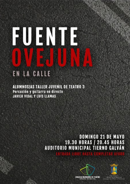 El Taller Juvenil 3 de la Escuela Municipal de Teatro pondrá en escena su trabajo de fin de curso: Fuenteovejuna