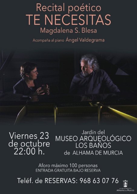 'Te necesitas', un recital de Magdalena S. Blesa este viernes en el Museo Arqueológico