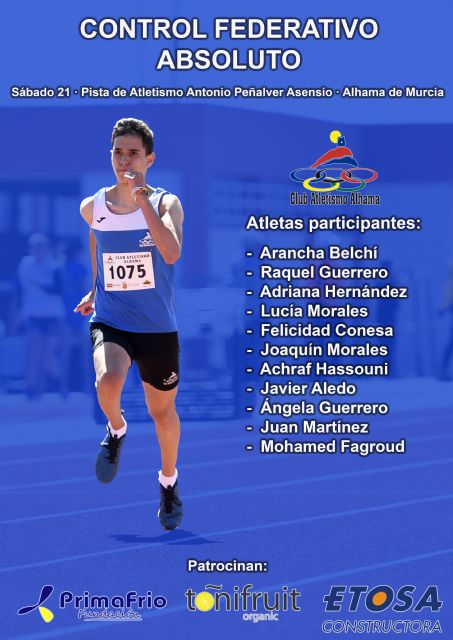 Los atletas del Club Atletismo Alhama presentes en la última competición del año