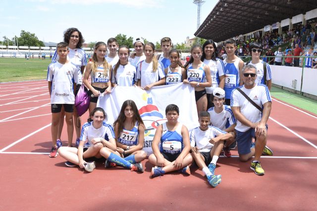 El Club Atletismo Alhama entre los mejores equipos nacionales en el 'Cto. de España infantil por equipos'