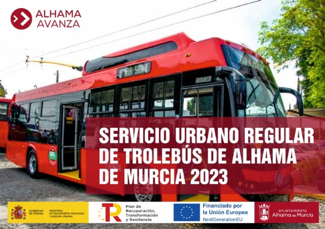 Alhama contará con un servicio regular de trolebús urbano a partir de 2023